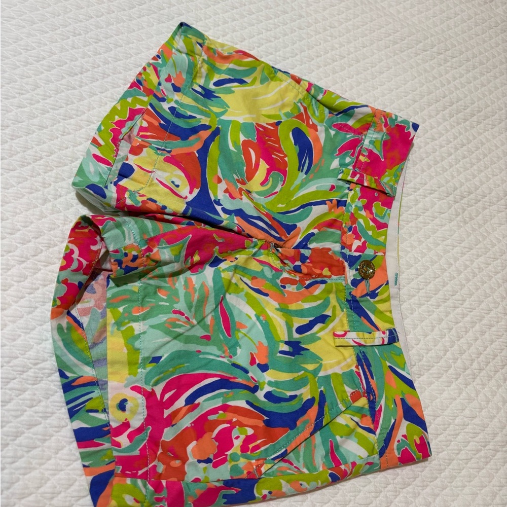 Lilly Pulitzer Multicolor Tropical Print Shorts